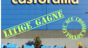 Litige gagné et beau geste de CASTORAMA